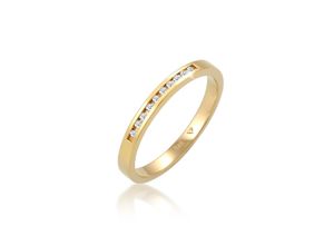 4050878492373 - Verlobungsring ELLI DIAMONDS Verlobung Bandring Diamant (005 ct) 585 Gelbgold Fingerringe Gr 54 mm 001 ct P1 = bei 10-facher Vergrößerung erkennbare Einschlüsse Gelbgold 585 2 mm goldfarben (gold weiß) Damen