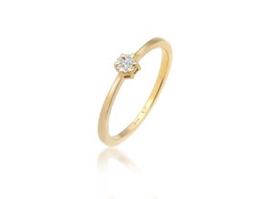 4050878492687 - Verlobungsring ELLI DIAMONDS Solitär Verlobung Diamant (0045 ct) 585 Gelbgold Fingerringe Gr 54 mm 0009 carat ct P1 = bei 10-facher Vergrößerung erkennbare Einschlüsse Gelbgold 585 2 mm goldfarben (gold weiß) Damen Verlobungsringe