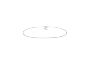 4050878558482 - Kette ohne Anhänger ELLI Choker Figaro Basic Blogger 925 Silber Halsketten Gr 36 ohne Stein Silber 925 (Sterlingsilber) Länge 36 cm silberfarben (silber) Damen