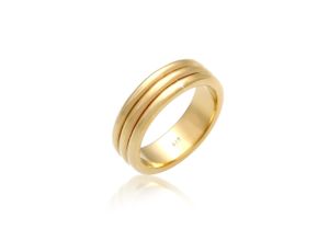 4050878588205 - Partnerring ELLI PREMIUM Paarring Drei Ringe Trauring Hochzeit 925 Silber Fingerringe Gr 52 mm Silber 925 (Sterlingsilber) 6 mm goldfarben (gold) Damen Fingerringe