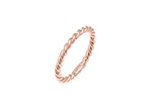 4050878607876 - Nenalina Ring Twisted Gedreht Basic Schlicht 925 Sterling Silber (Farbe Rosegold Größe 54 mm)