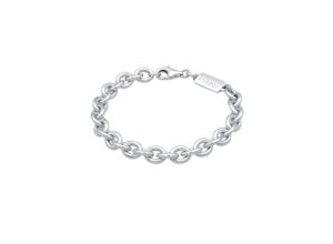 4050878656980 - Armband KUZZOI Herren Rundanker Massiv 925 Silber Armbänder Gr 19 cm ohne Stein Silber 925 (Sterlingsilber) silberfarben (silber) Herren Armbänder Silber