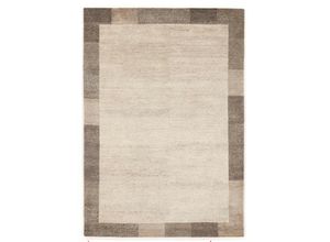 4051011003036 - Orientteppich DIE TEPPICHMARKE Avantgard Nizza Teppiche Gr B L 90 cm x 160 cm 20 mm 1 St beige (natur) Nepal-Teppiche handgeknüpft Wohnzimmer