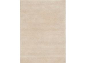 4051011246686 - Teppich DIE TEPPICHMARKE Avantgard Uni Teppiche Gr B L 70 cm x 140 cm 9 mm 1 St beige Esszimmerteppiche handgeknüpft Wohnzimmer