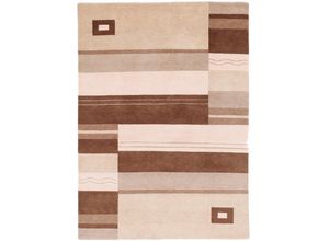 4051011574871 - Wollteppich DIE TEPPICHMARKE Nepal Fine Lukla Teppiche Gr B L 140 cm x 200 cm 20 mm 1 St beige Esszimmerteppiche reine Wolle handgeknüpft Wohnzimmer 4051011574871 - Wollteppich DIE TEPPICHMARKE Nepal Fine Lukla Teppiche Gr B L 140 cm x 200 cm 20 mm 1 St beige Esszimmerteppiche reine Wolle handgeknüpft Wohnzimmer
