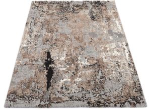 4051011710927 - Teppich DIE TEPPICHMARKE Juwel Liray Teppiche Gr B L 240 cm x 290 cm 20 mm 1 St beige (beige braun) Esszimmerteppiche Kurzflor Wohnzimmer Marmor Optik Hoch Tief Effekt