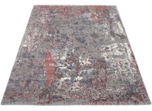 4051011711368 - Teppich DIE TEPPICHMARKE JUWEL LIRAY Teppiche Gr B L 200 cm x 200 cm 20 mm 1 St rot (rosenholz) Esszimmerteppiche Wohnzimmer