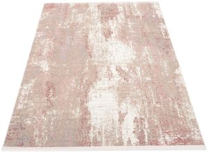 4051011816025 - Teppich DIE TEPPICHMARKE TOP LARISSA Teppiche Gr B L 160 cm x 230 cm 7 mm 1 St rosa (rosa creme) Esszimmerteppiche Wohnzimmer