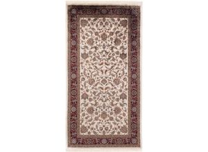 4051011821067 - Teppich DIE TEPPICHMARKE SILK LINE ALLOVER Teppiche Gr B L 80 cm x 150 cm 5 mm 1 St rot (rot creme) Orientalische Muster Wohnzimmer
