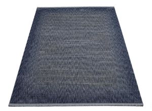 4051011839734 - Teppich MUSTERRING MEMPHIS Teppiche Gr B L 80 cm x 150 cm 8 mm 1 St blau (jeans) Esszimmerteppiche