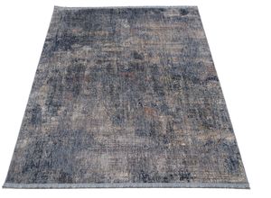 4051011840709 - Teppich GALLERY M BRANDED BY MUSTERRING MODENA Teppiche Gr B L 120 cm x 170 cm 8 mm 1 St grau (grau blau) Esszimmerteppiche