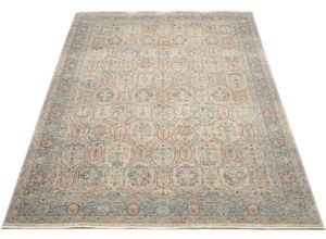 4051011843427 - Teppich DIE TEPPICHMARKE GRAND FASHION 02 Teppiche Gr B L 160 cm x 230 cm 5 mm 1 St grau (grau blau) Orientalische Muster