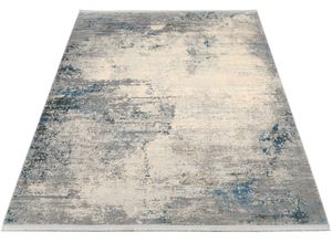 4051011849719 - Teppich DIE TEPPICHMARKE ELEMENTS NAPALI Teppiche Gr B L 80 cm x 150 cm 8 mm 1 St blau (graublau) Esszimmerteppiche