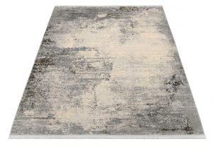 4051011849818 - Teppich DIE TEPPICHMARKE ELEMENTS NAPALI Teppiche Gr B L 140 cm x 200 cm 8 mm 1 St grau (grau creme) Esszimmerteppiche