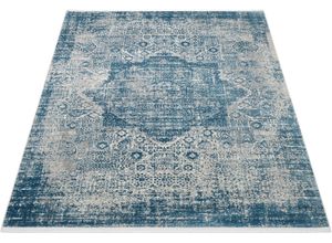 4051011853280 - Teppich DIE TEPPICHMARKE COLOUR MEDI Teppiche Gr B L 120 cm x 170 cm 8 mm 1 St blau Esszimmerteppiche