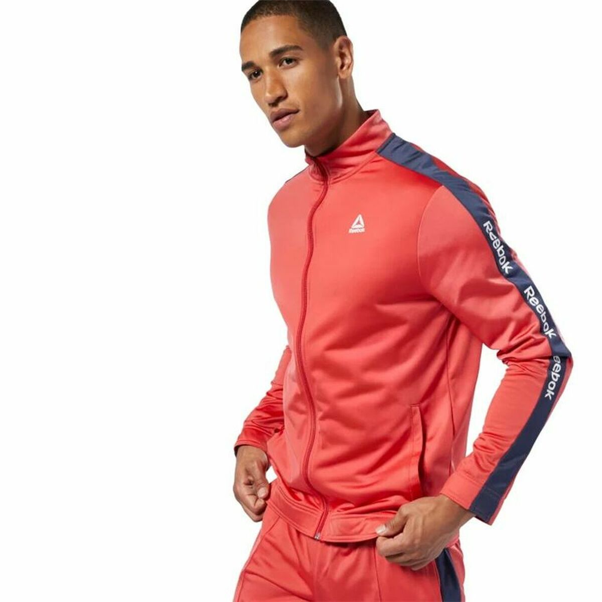 4051043744778 - Sportjackefür Herren Essentials Linear Rot