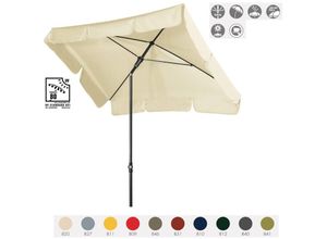 4051077919326 - Doppler Sunline Waterproof iii 260 x 150 cm Sonnenschirm in 9 Farben Mittelmastschirm Balkonschirm 810 Dunkelblau