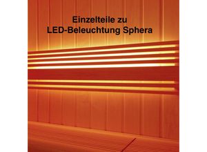 4051077921756 - LED-Beleuchtung Sphera - Röhre 75 cm - Endstück - eek g - Saunaleuchte - Infraworld