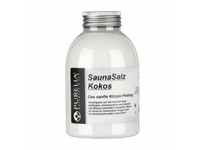 4051077984393 - Purelia - Sauna Salz Kokos 650g Peelingsalz Sauna Salz Peeling Körperpeeling