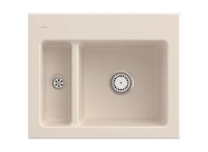 4051202020187 - Villeroy&Boch Spülbecken Küchenspüle Subway 60 xm Ivory 620x510mm Unterschrankbreite 60cm