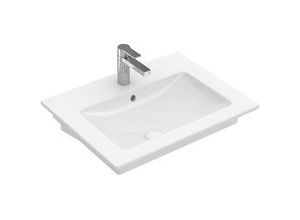 4051202268107 - Villeroy&boch - Venticello Waschtisch 412460 600x500mm1 Hahnloch mit Überlauf Farbe Weiß - 41246001