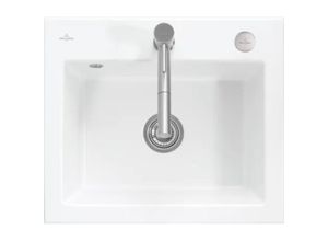 4051202309787 - Villeroy&boch - Villeroy&Boch Spülbecken Küchenspüle Subway 60 s Weiß Alpin 600x510mm Unterschrankbreite 60cm - Weiß Alpin