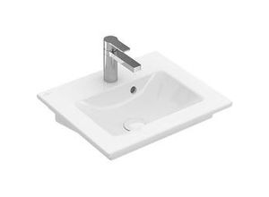 4051202320126 - Villeroy&boch - Venticello Handwaschbecken 412450 500x420mm 1 Hahnloch mit Überlauf Farbe Weiß - 41245001