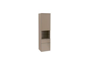 4051202352868 - Venticello Hochschrank A952 404x1546x372mm Anschlag (Scharnier) rechts Farbe White Wood Griff chrom glänzend - A95211E8 - Villeroy&boch