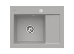 4051202553562 - Villeroy&Boch Spülbecken Küchenspüle Subway 45 Compact Fossil 650x510mm Unteschrankbreite 45cm