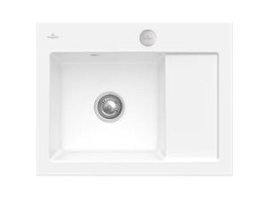 4051202553593 - Villeroy&boch - Villeroy&Boch Spülbecken Küchenspüle Subway 45 Compact Weiß Alpin 650x510mm Unteschrankbreite 45cm