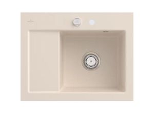 4051202553838 - Villeroy&Boch Spülbecken Küchenspüle Subway 45 Compact Ivory 650x510mm Unteschrankbreite 45cm