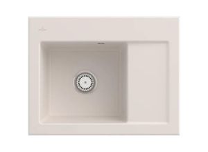 4051202554231 - Villeroy&boch - Villeroy&Boch Spülbecken Küchenspüle Subway 45 Compact Crema 650x510mm Unteschrankbreite 45cm