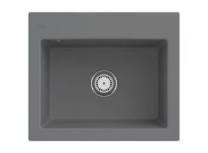 4051202587208 - Villeroy&boch - Villeroy&Boch Spülbecken Küchenspüle Subway 60 s Stone 600x510mm Unterschrankbreite 60cm - Stone