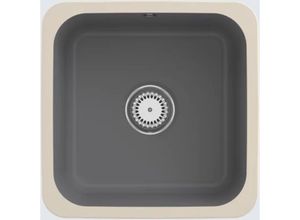 4051202587574 - Villeroy&boch - Villeroy&Boch Spülbecken Küchenspüle Cisterna 50 Stone 450x450mm Unterschrankbreite 50cm - Stone