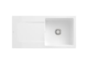 4051202797621 - Villeroy&boch - Villeroy&Boch Spülbecken Küchenspüle Siluet 60 Weiß Alpin 100x51cm Unterschrankbreite 60 cm