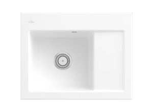 4051202945930 - Villeroy&Boch Spülbecken Küchenspüle Subway 45 Compact Stone White 650x510mm Unteschrankbreite 45cm