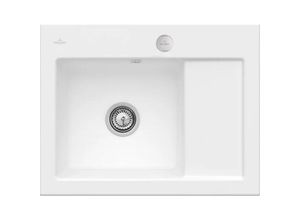 4051202945947 - Villeroy&Boch Spülbecken Küchenspüle Subway 45 Compact Stone White 650x510mm Unteschrankbreite 45cm