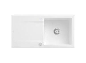 4051202946302 - Villeroy&boch - Villeroy&Boch Spülbecken Küchenspüle Siluet 60 Stone White 100x51cm Unterschrankbreite 60 cm - Stone White