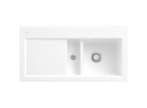 4051202946678 - Villeroy&Boch Spülbecken Küchenspüle Subway 60 Stone White 1000x510mm Unterschrankbreite 60cm