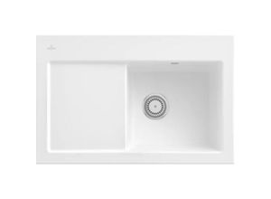 4051202946791 - Villeroy&boch - Villeroy&Boch Spülbecken Küchenspüle Subway 45 Stone White 780x510mm Unterschrankbreite 45cm