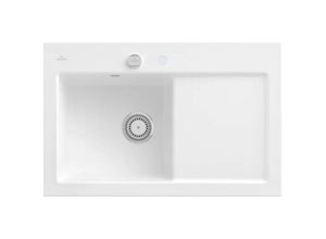 4051202947392 - Villeroy&Boch Spülbecken Küchenspüle Subway 45 Stone White 780x510mm Unterschrankbreite 45cm