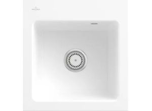 4051202947569 - Villeroy&boch - Villeroy&Boch Spülbecken Küchenspüle Subway 45 xs Stone White 475x510mm Unterschrankbreite 45cm