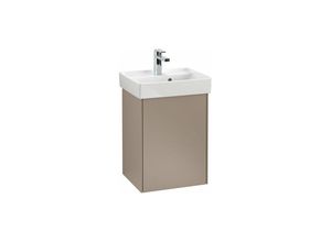 4051202986773 - Villeroy&boch - Collaro Waschbeckenunterschrank 410x546x344 mm 1 Tür Anschlag (Scharnier) links C00500 Farbe Front Korpus Truffle Grey Griff