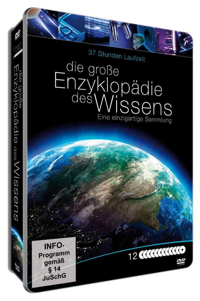 4051238013382 - - GEBRAUCHT Die große Enzyklopädie des Wissens - 12 DVD Steelbox - 37 Stunden - Preis vom 02062023 050629 h