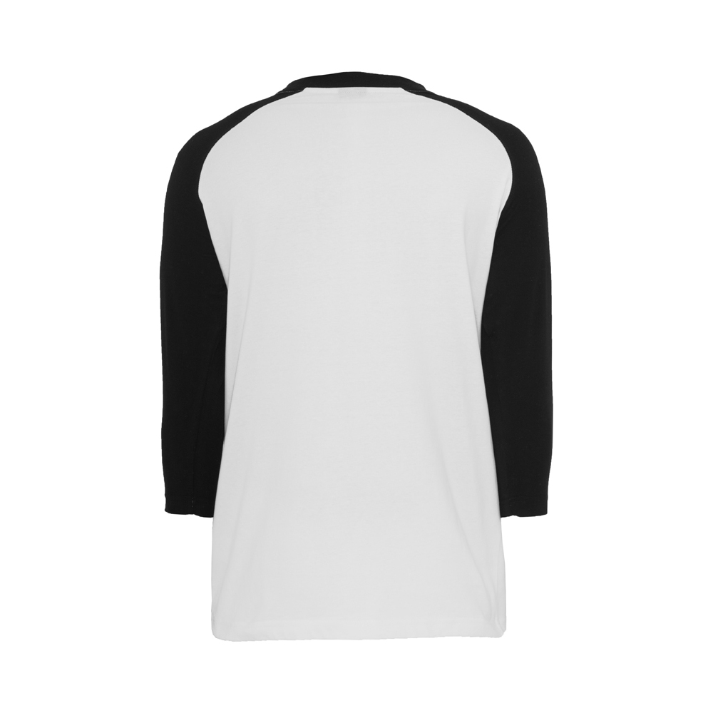 4051243115774 - Contrast 3 4 Sleeve Raglan Tee Langarmshirt weiß schwarz in M