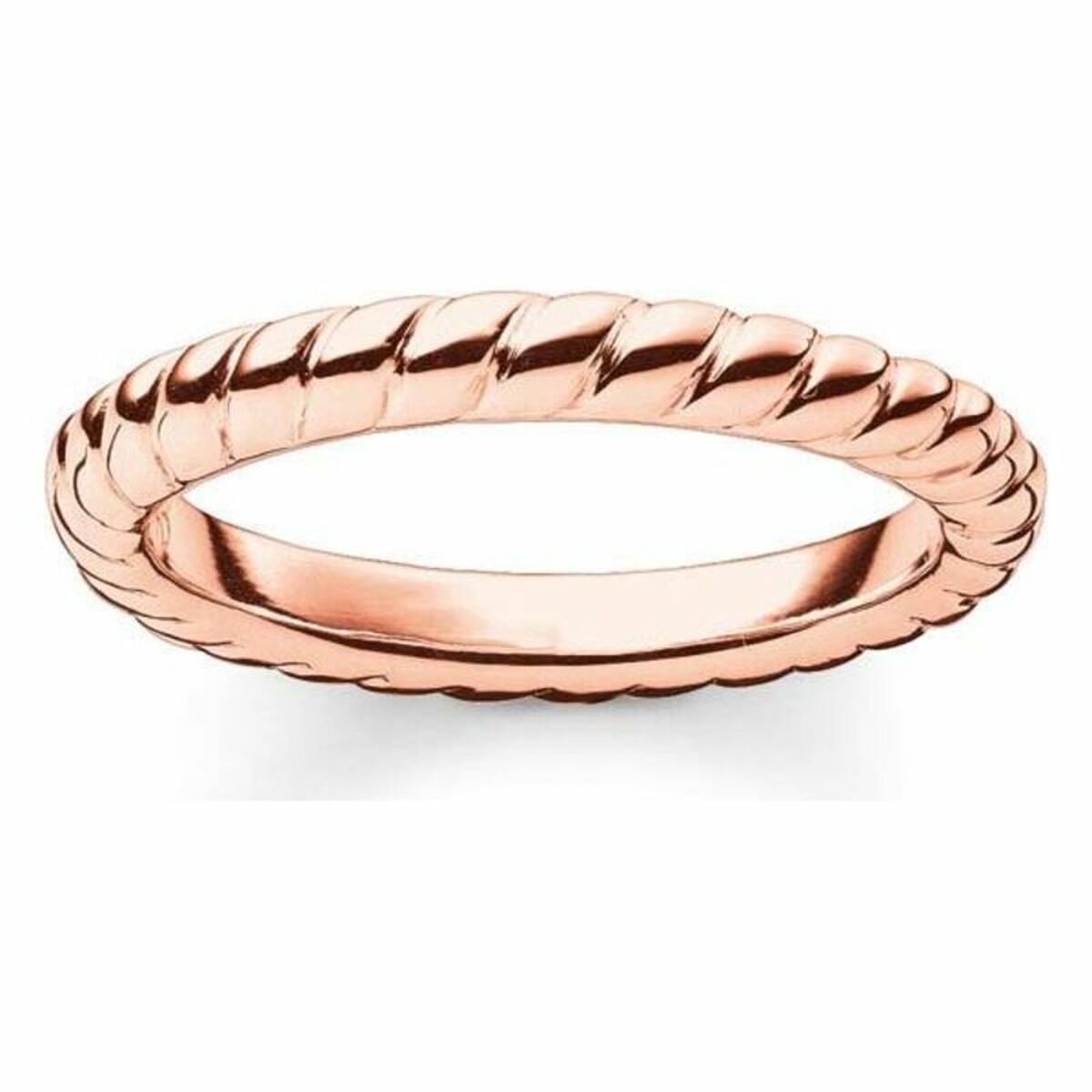 4051245089806 - Thomas Sabo Ring kordel Rosèvergoldet in roségold Schmuck für Damen