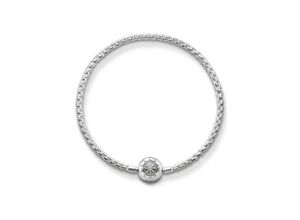 4051245111552 - Armband THOMAS SABO für Beads KA0001-001-12-L17 KA0001-001-12-L19 Armbänder Gr 17 Silber 925 (Sterlingsilber) silberfarben Damen Silberarmband Armbänder Silber