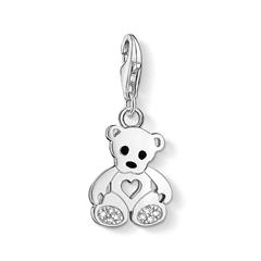 4051245143591 - Teddybär Charm aus 925er Silber mit Zirkonia