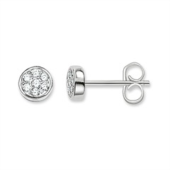 4051245158243 - Paar Ohrstecker THOMAS SABO Sparkling Circles H1848-051-14 Ohrringe Gr Silber 925 (Sterlingsilber) bunt (silberfarben weiß kristallweiß) Damen Ohrstecker mit Zirkonia (synth)