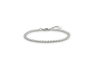 4051245263947 - Armband THOMAS SABO LBA0105-001-12-L195V Armbänder Gr 195 Silber 925 (Sterlingsilber) silberfarben Damen Panzerarmband Panzerarmbänder